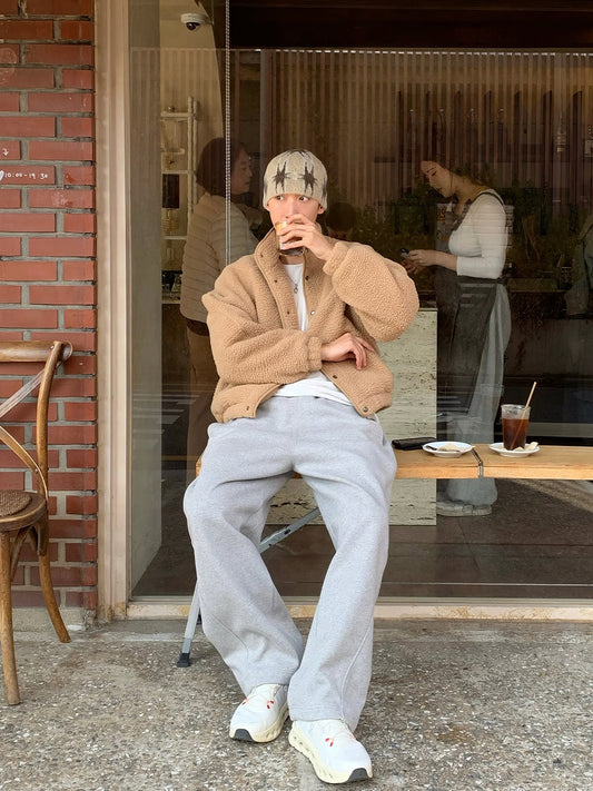 RT No. 12431 LOOSE STRAIGHT SWEATPANTS