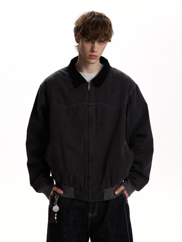 RT No. 59037 WORKWEAR ZIPPER COLLAR JACKET