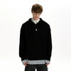 RT No. 45034 KNITWEAR BUTTON-UP HOODED SWEATER