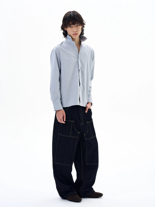 RT No. 29006 BLUE BUTTON-UP SHIRT