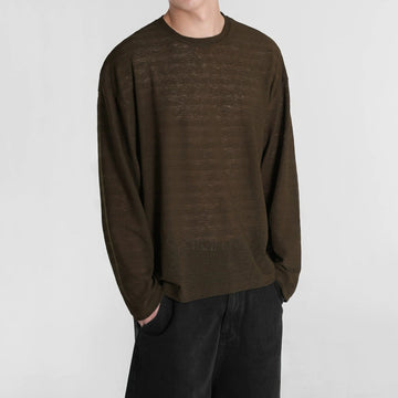 RT No. 12042 BROWN LONG SLEEVE