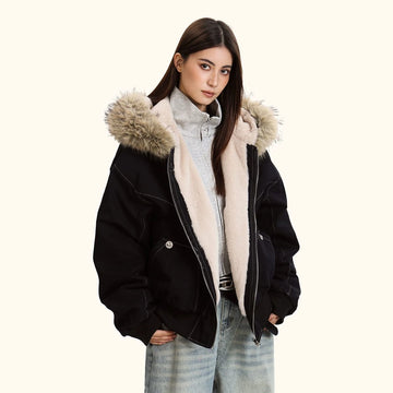 RTK (W) No. 544 FUR FLEECE ZIP-UP JK