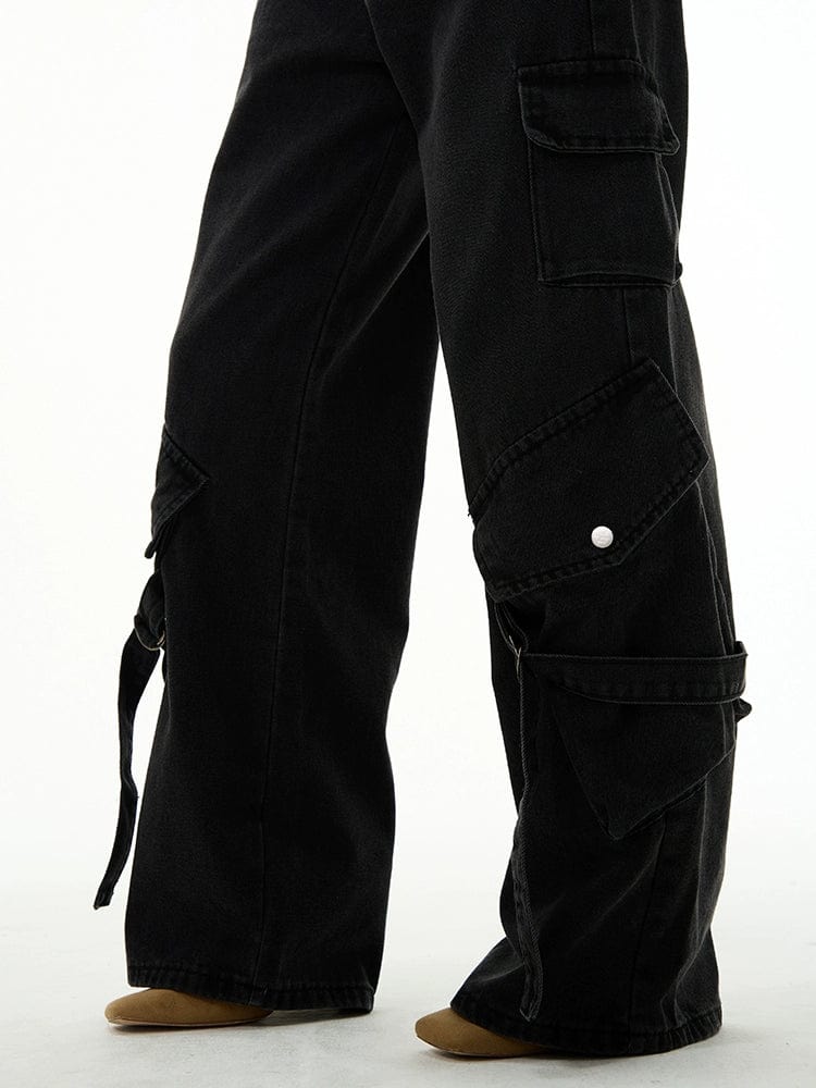 RT No. 11120 BLACK WORKWEAR DENIM JEANS