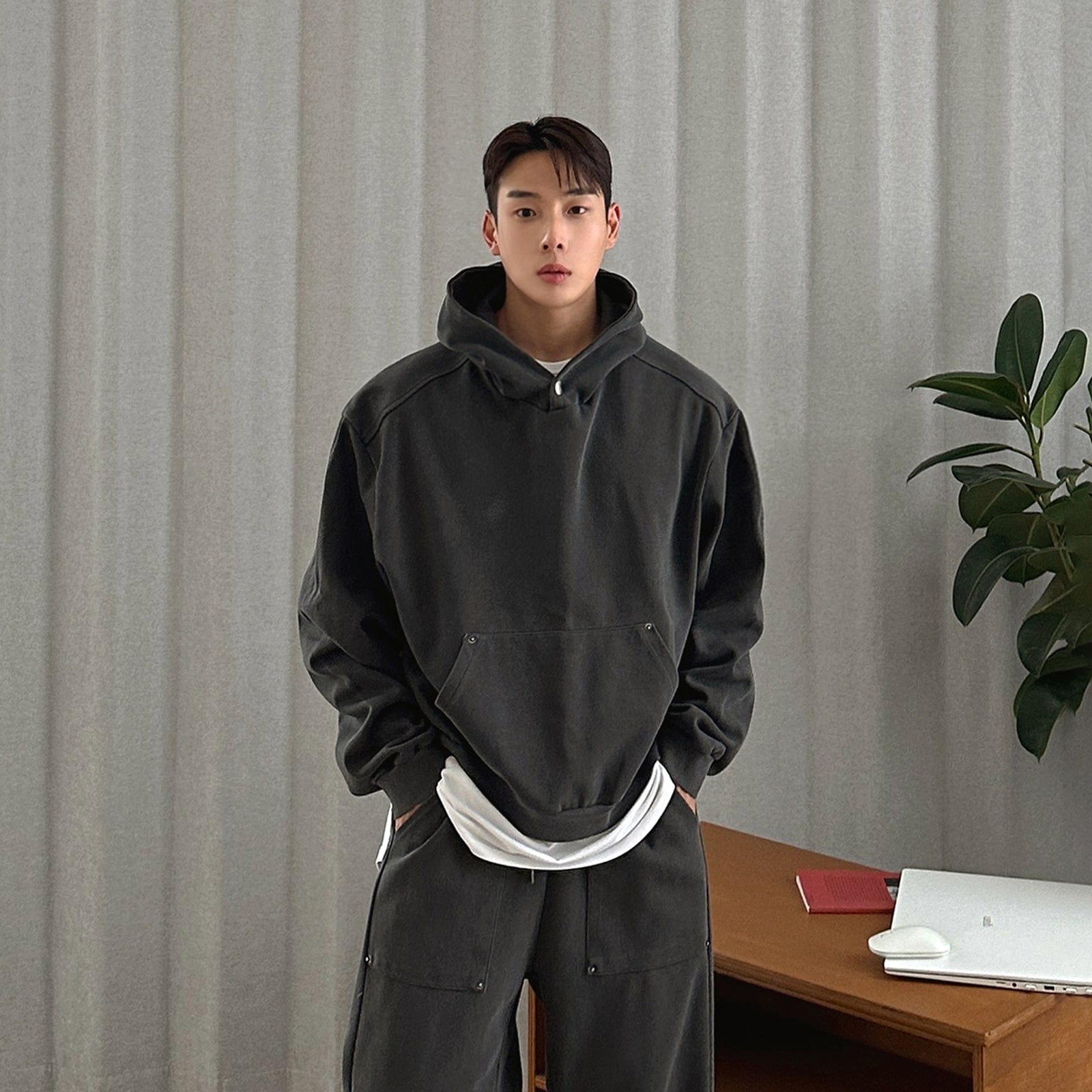 RT No. 12500 HOODED PULLOVER HOODIE – REALTAKAI