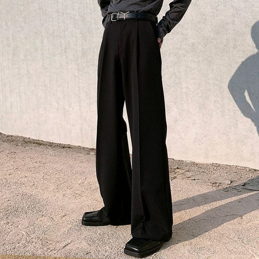 RT No. 11889 WIDE STRAIGHT DRAPE SUIT PANTS