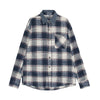 RTK (W) No. 526 DENIM COLLAR PLAID SHIRT