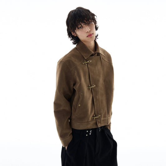 RT No. 25023 KUKI SUEDE COLLAR JACKET