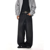 RT No. 12055 BLACK RELAX STRAIGHT DENIM JEANS