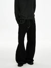 RT No. 50031 STITCHED OUTLINE DENIM STRAIGHT JEANS