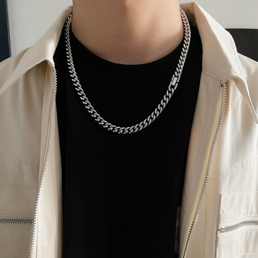 CUBAN CHAIN NECKLACE (4 sizes)