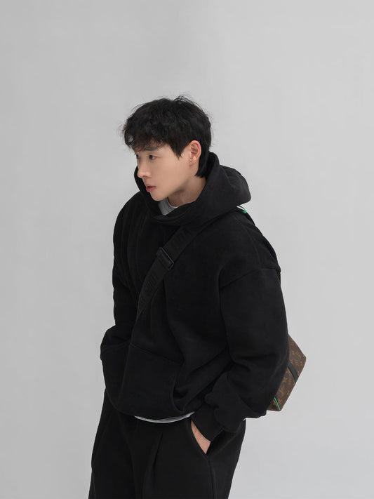 RT No. 12462 PULLOVER HOODIE & PLEATED SWEATPANTS