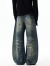 RT No. 55109 WHISKER SCIMITAR DENIM JEANS