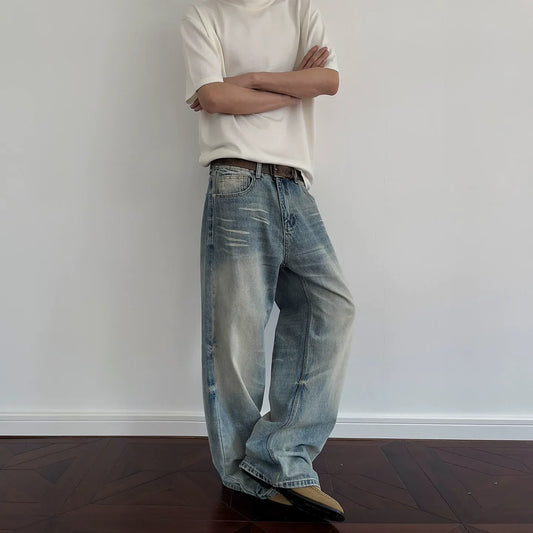 RT No. 40824 WHISKER WASH DENIM JEANS