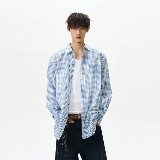 RT No. 40715 PLAID BUTTON UP SHIRT