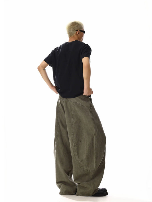 RT No. 19826 RECONSTRUCTED RODEO BAGGY PANTS