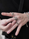 FINGER HAND BONE RING