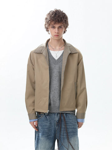 RT No. 50211 REVERSIBLE ZIPPER COLLAR JACKET