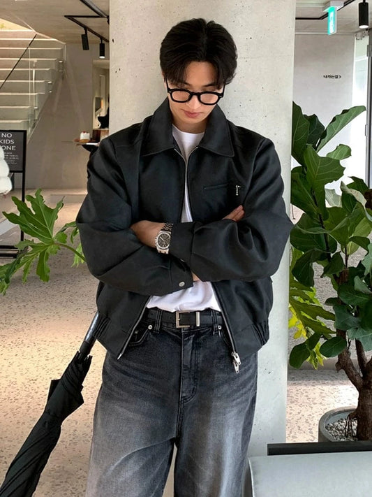 RT No. 29067 YORU LEATHER ZIP JACKET