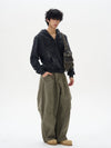 RT No. 12255 RECONSTRUCTED SCIMITAR BAGGY STRAIGHT PANTS