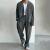 RT No. 11604 TEXTURED BLAZER & RELAX STRAIGHT PANTS