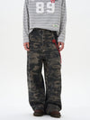 RT No. 12256 CAMO STRAIGHT FIT PANTS