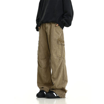 RT No. 11408 DISTRESSED STRAIGHT CARGO PANTS