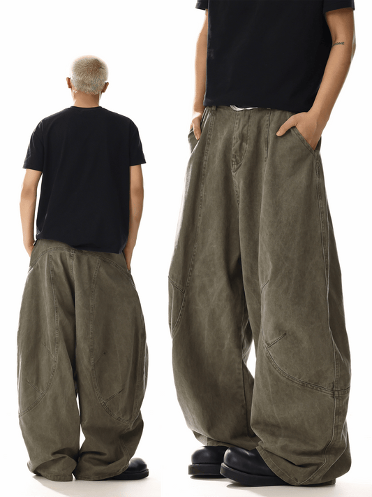 RT No. 19826 RECONSTRUCTED RODEO BAGGY PANTS