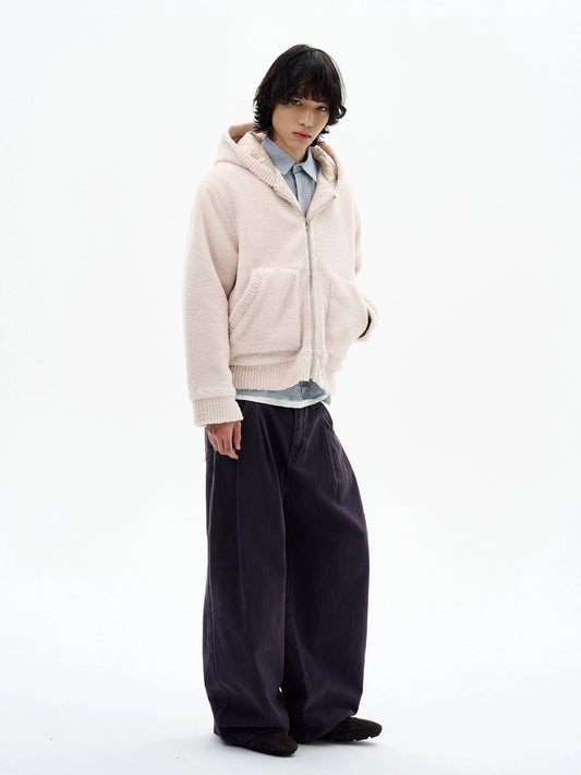 RT No. 32506 WOOLEN ZIP HOODIE JACKET