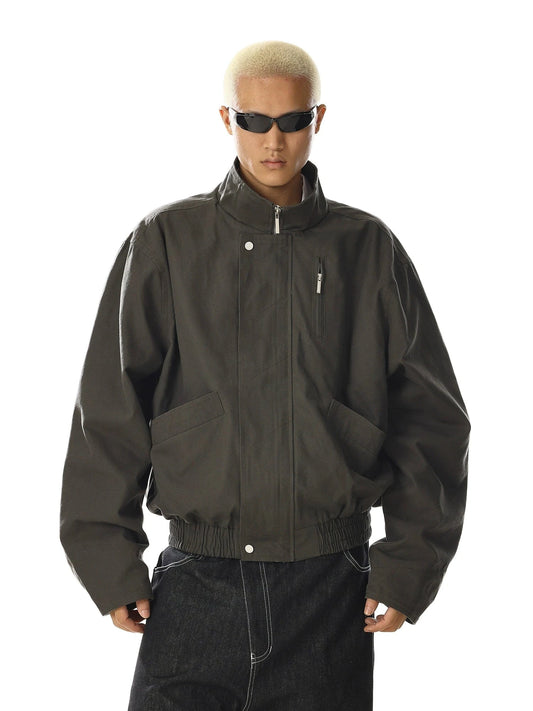 RT No. 28013 GRAY SORA ZIP JACKET