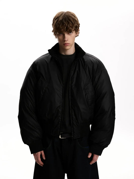 RT No. 45021 SILHOUETTE COLLAR BOMBER JACKET