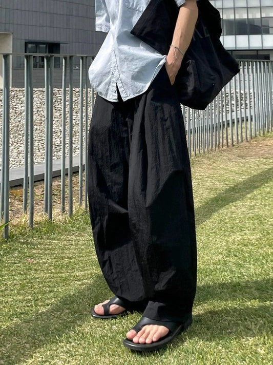 RT No. 29506 PLEATED WIDE STRAIGHT PANTS