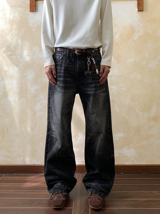 RT No. 58045 WHISKER WASH DENIM JEANS