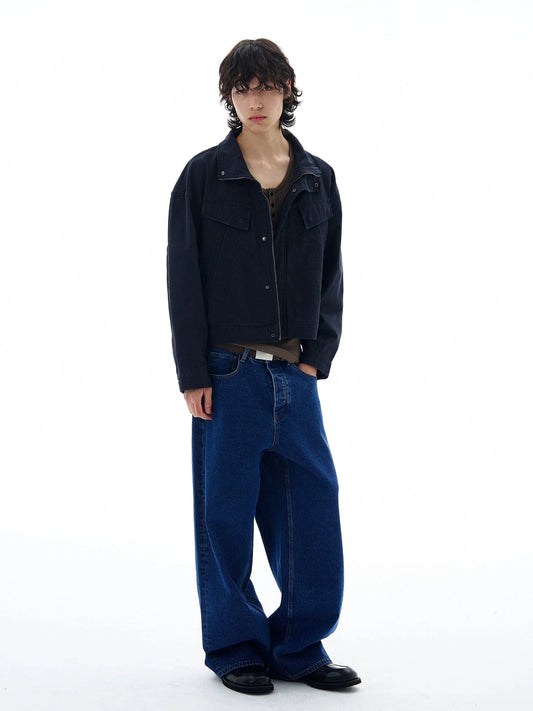 RT No. 25021 HUNTING ZIP COLLAR JACKET