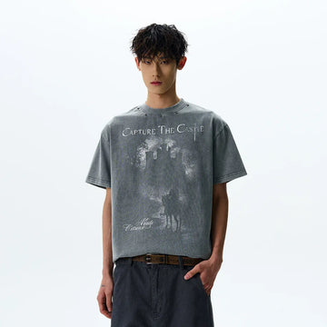 RT No. 40717 CASTLE GRAPHIC TEE