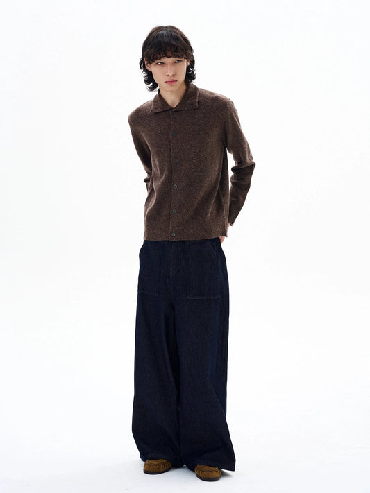 RT No. 29012 KNITWEAR WOOL BLEND CARDIGAN SWEATER