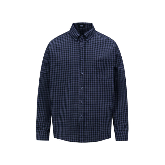 RT No. 50118 INK BLUE PLAID SHIRT
