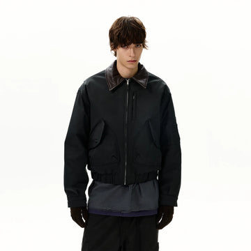 RT No. 50141 LEATHER COLLAR WORKWEAR JACKET