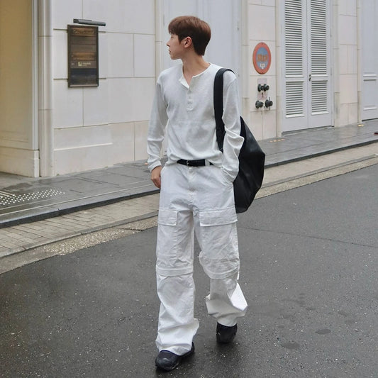 RT No. 25010 WAFFLE HENLEY LONGSLEEVE