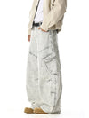 RT No. 32019 WASHED CARGO WORKWEAR WIDE BAGGY PANTS