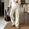 RT No. 40004 PLEATED BAGGY STRAIGHT PANTS