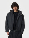RT No. 50126 KAGE WOOLEN HOODED JACKET