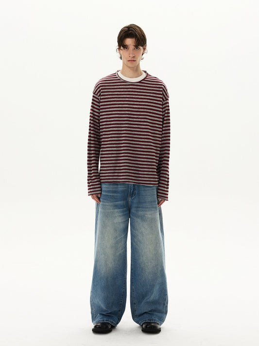 RT No. 59009 JIIN STRIPED LONG SLEEVE