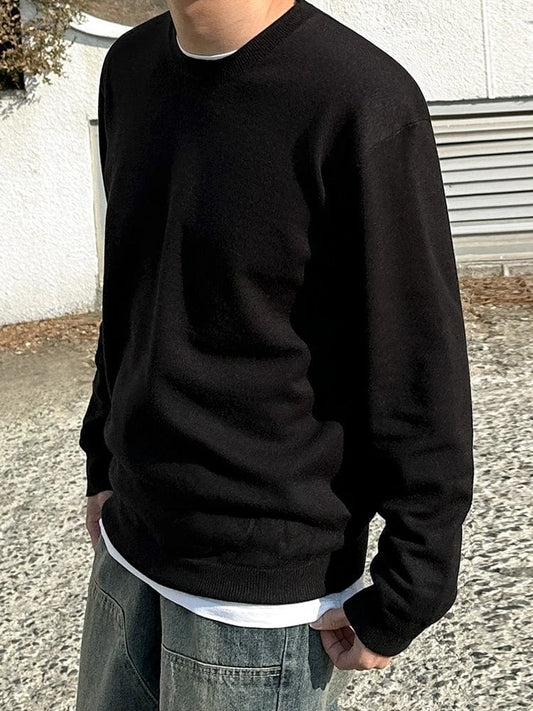 RT No. 32056 KNIT SOLID SWEATER