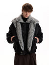 RT No. 58032 WOLF DOUBLE COLLAR JACKET