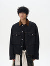 RT No. 12302 BLACK DENIM WORKWEAR JK