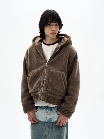 RT No. 32506 WOOLEN ZIP HOODIE JACKET