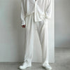 RT No. 10924 PLEATED CARDIGAN & STRAIGHT PANTS