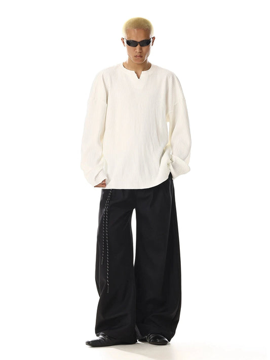 RT No. 32746 V-NECK WAFFLE