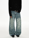 RT No. 50029 PAINT SPLASH DENIM JEANS