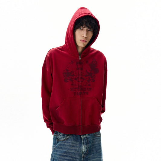 RT No. 32501 KNIGHT GRAPHIC ZIP HOODIE